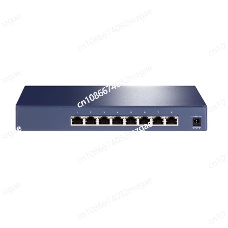 

1G super gigabit large data transmission network port splitter plug and play type configuration-free steel shell non-network