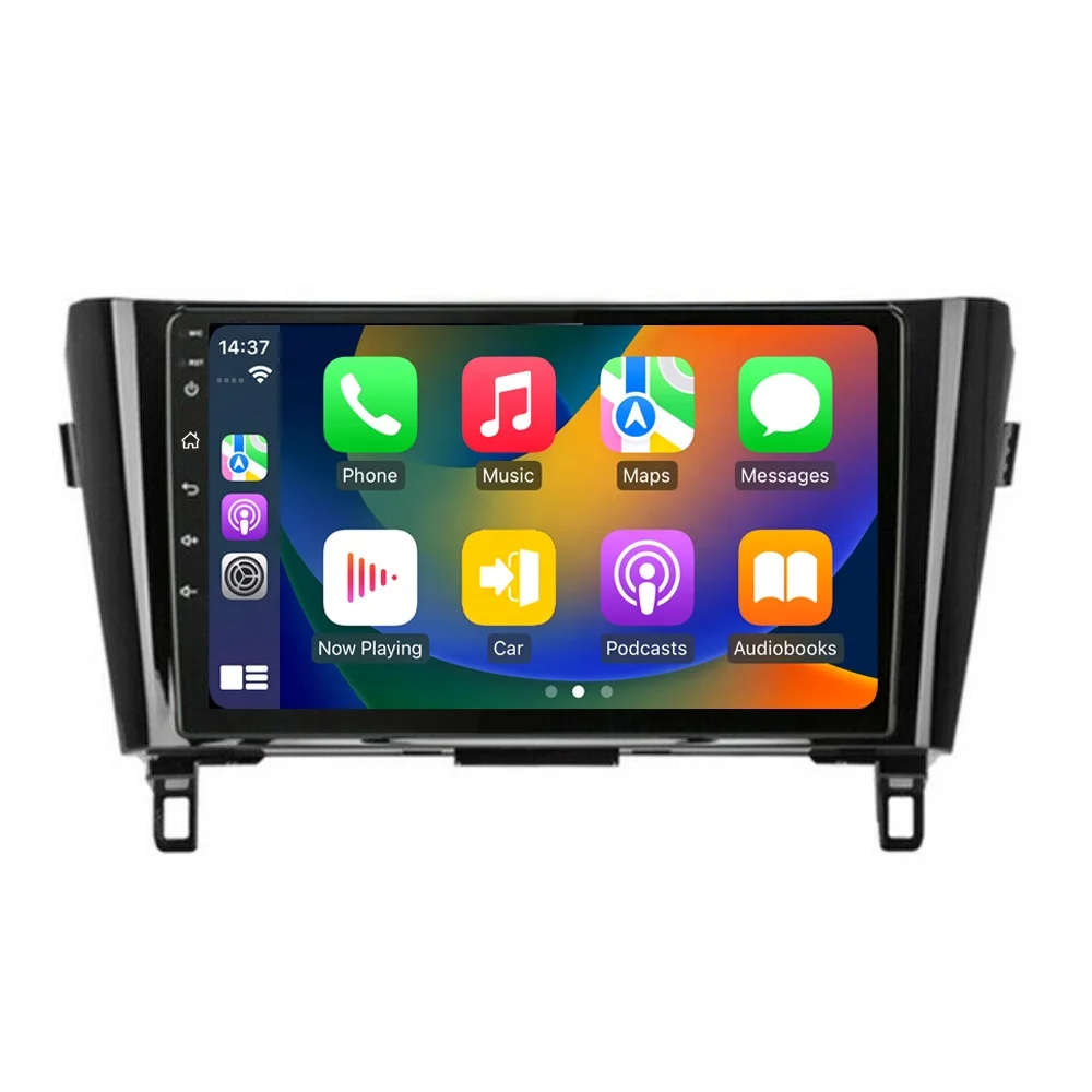 

STLFWireless CarPlay 4+64GB Android 13 for Nissans Qashqai Rogue X-trail 2014-19 Car Stereo Radio GPS WIFI BT
