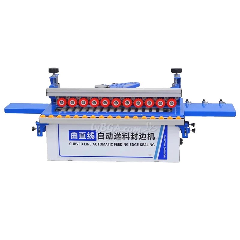 Bordatrice per la lavorazione del legno Bordatrice per bordi curva/avastata 770 Consegna completa della piastra di processo Opzione del supporto base a lunghezza estesa