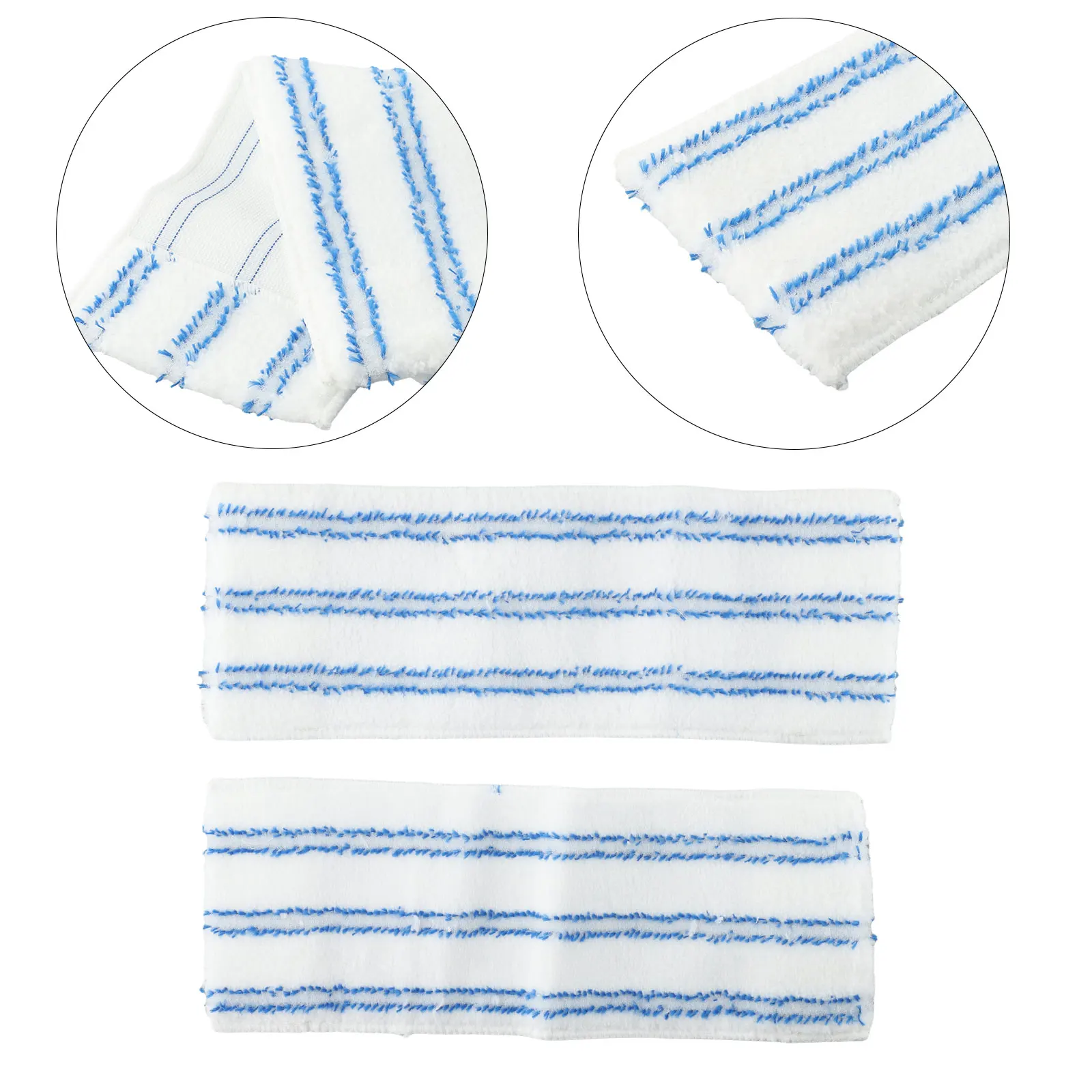 Convenient Cleaning for companion with Microfiber for Mop Cloth Set for Vaporetto Kit Vaporflexi Brush for Eco for Pro 3 0 2PCS