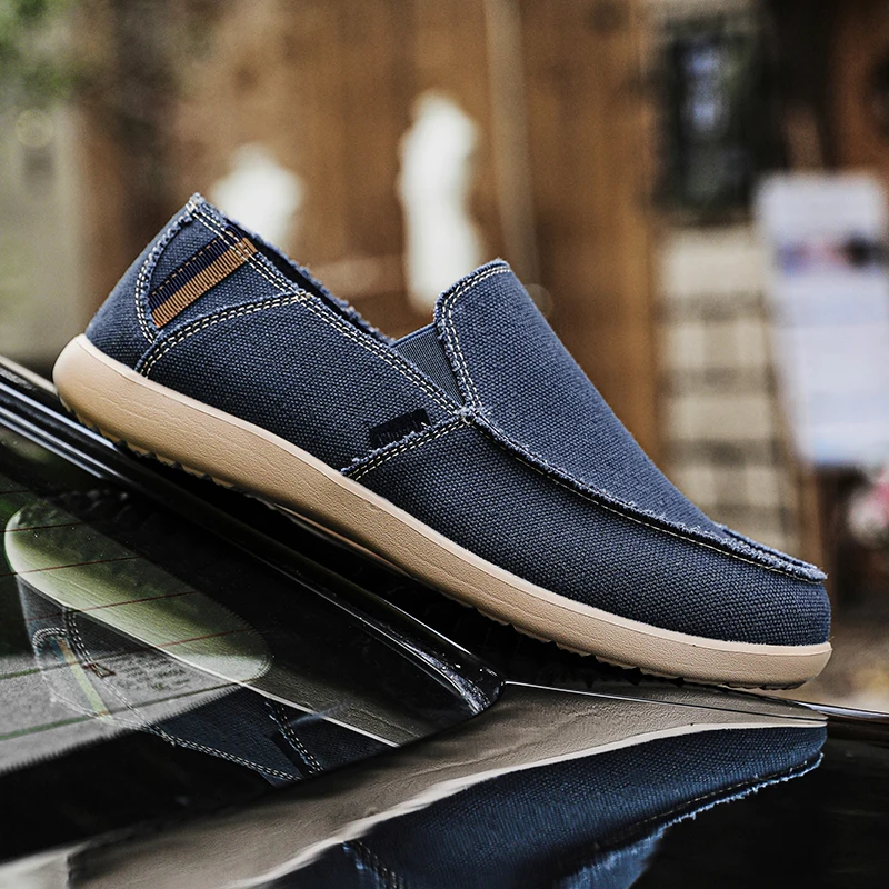 Summer Fashion Men's Canvas Shoes Linen Casual Lightweight Sneakers Men's Vulcanized Shoes Outdoor Walking Shoes Large Size 50