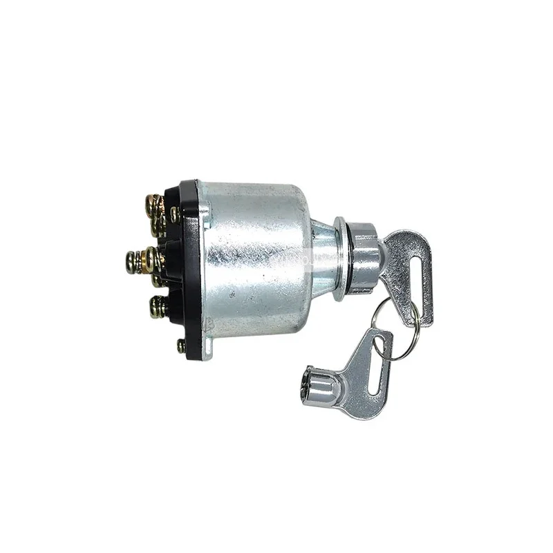 8-97044418-0 8970444180 Start Ignition Switch (With Key) for Isuzu Engine 6BG1TRP Excavator Construction Machinery Accessories