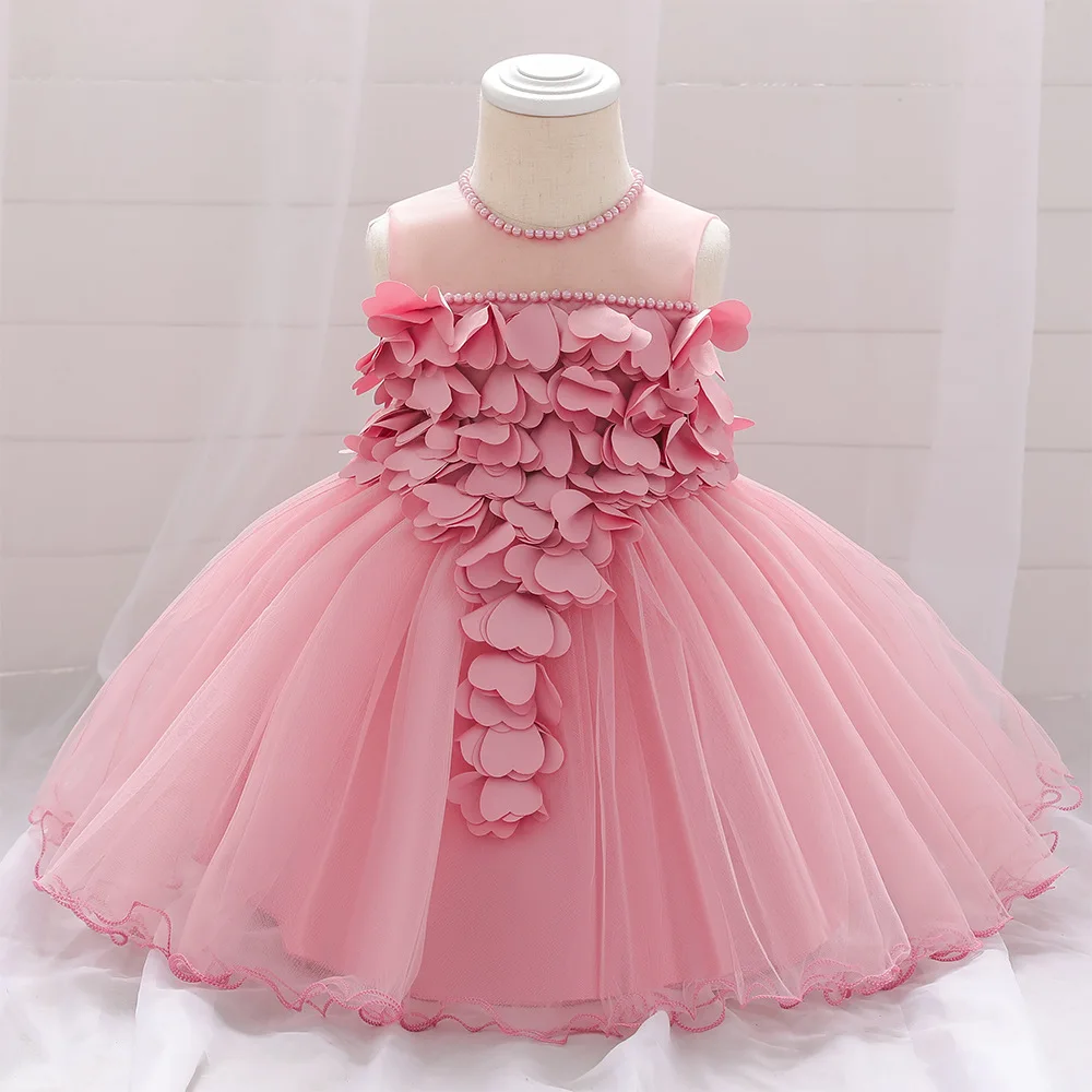 New Year Costume for Baby Girls Princess Dress 3 6 9 12 18 24 Months Toddler Kids Christmas Party 1st 1 2 Year Old Birthday Gown