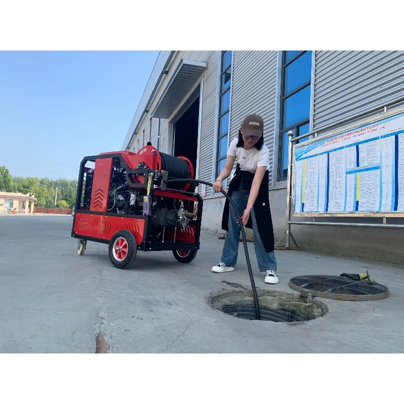 200Bar Pipeline Sewer Drainage Jet Spray Cleaner Water Jet Pipe Dredge Machine