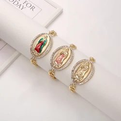 Sally’s Paradise Fashion Style Madonna Of Guadalupe Valentine's Day Birthday Thanksgiving Gift Daily Wear Blessing JewelryJL3020