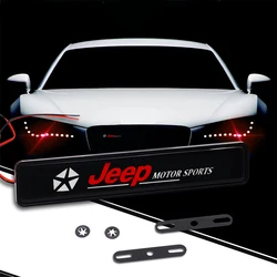 Car Front Hood Grille Emblem LED Light Grill Decorative Light for JEEP Wrangler Grand Cherokee Compass Renegade JK JL TJ Patriot