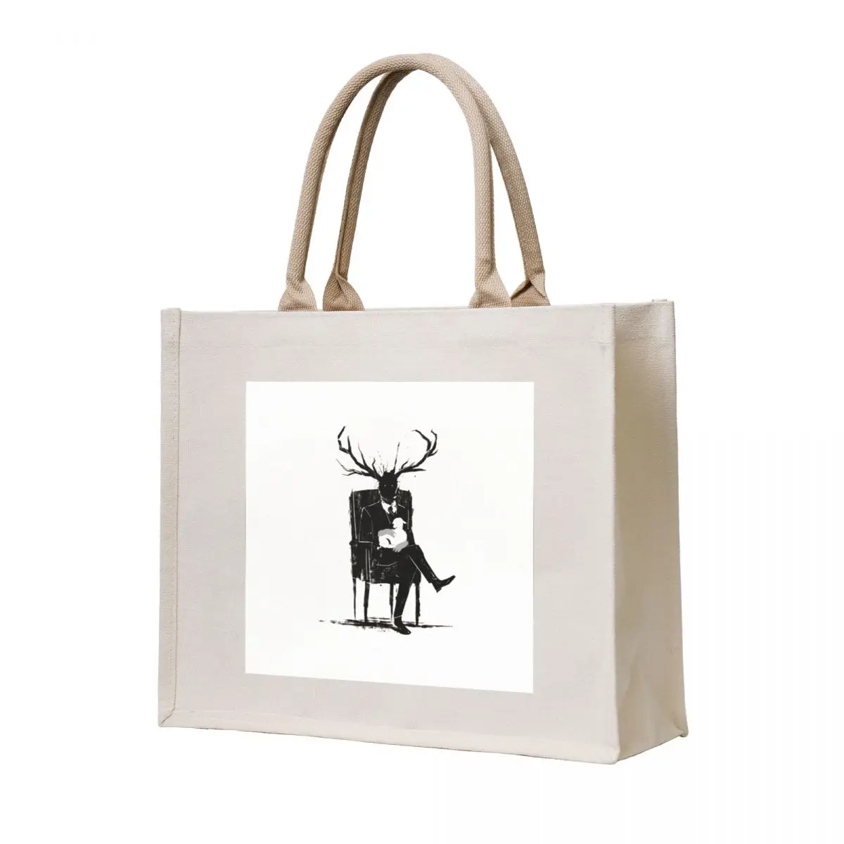 

Hannibal Lecter NBC Stag Antlers Lamb Tote Bag sac pour femme hand bag ladies Eco bag