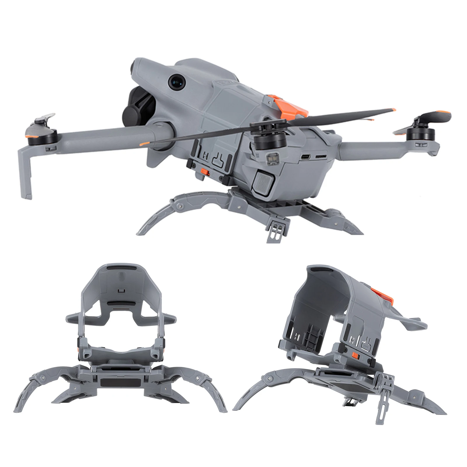 For Mini 5 Pro Heightened Landing Rack Anti-Scratch Fixing Paddle Spider Leg Holder Detachable Protects Drone Body & Camera