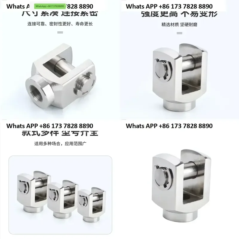 Y-Connector for CQ2B SDA ACQ Thin Cylinder Accessories Nickel Plated Y-63-80-100