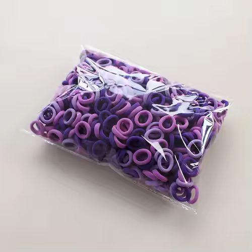 100/300/500Pcs Hair Bands for Children Colorful Nylon Scrunchie Hair Ties Rubber Band Kids Elastic Leagues Girl Hair Accessories - Image 12