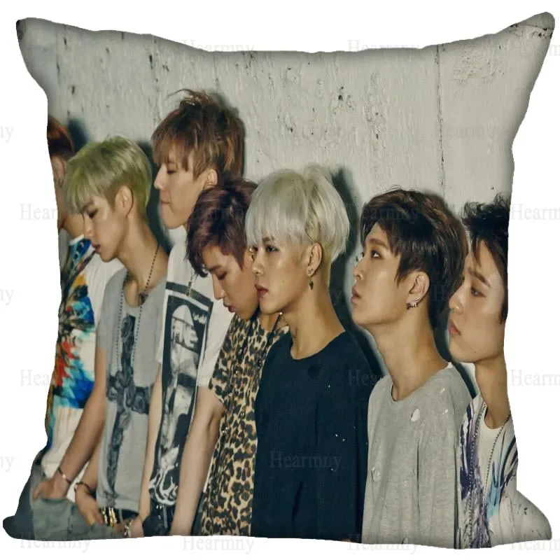 New KPOP GOT7 Pillow Case For Home Decorative Pillows Cover Invisible Zippered Throw PillowCases 45X45cm 0512