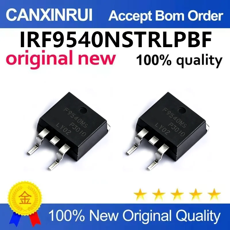 （5pcs-100pcs）Brand new original IRF9540NSTRLPBF D2PAK silk screen F9540NS field-effect transistor chip