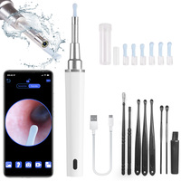 Tongwode  WIFI 5MP Ear Wax Removal Tool Ear Care Visual Ear Sticks Endoscope Precision Earpick Mini Camera Otoscope Health Care