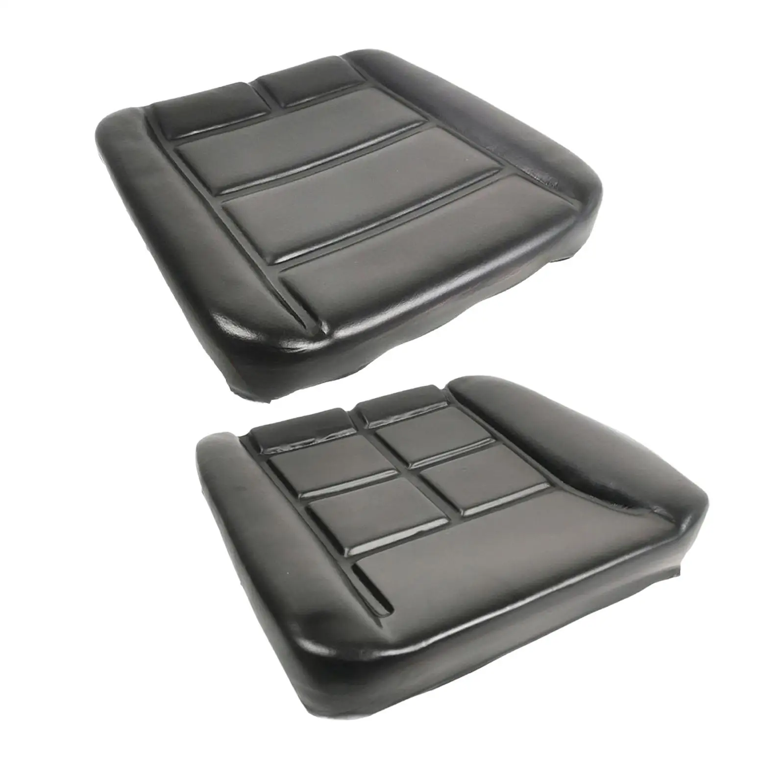 Forklift Seat Cushion Loader Seat PU Leather Waterproof Easy Installation