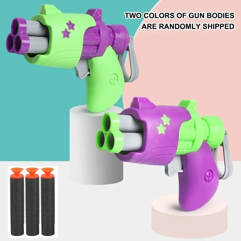 Soft Bullet Gun Toys Children Foam Soft Bullet Launcher Darts Toy Parent-child Interactive Toys Guns Kids Outdoor Shooting Game