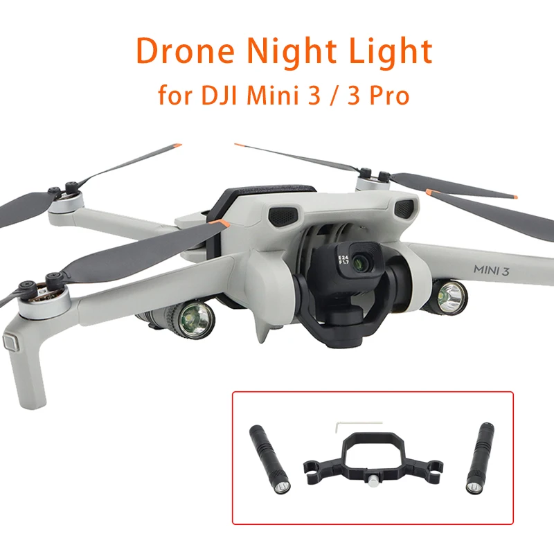 

Для DJI Mini 3 Pro Night F светильник светодиодный сигнальная вспышка поиск светильник лампа безопасный держатель для DJI Mini 3 Drone аксессуары