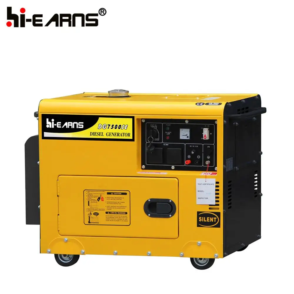 공랭식 휴대용 다이 발전기 판매, 6KW