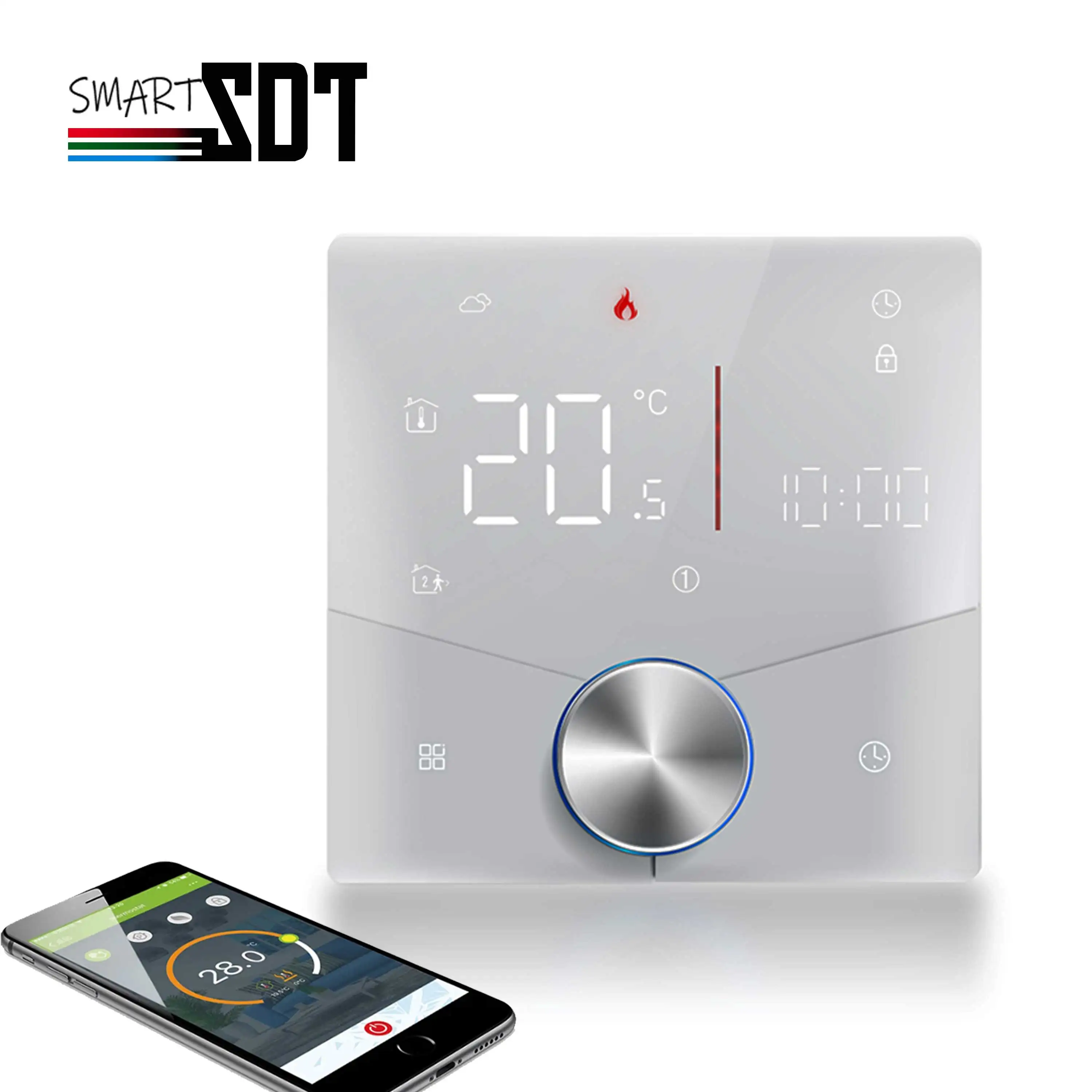 SDITERSMT 24V 220V Room Thermostat Heating Management for TUYA WIFI Remote Control and Monitor Temperature Model GA/GB/GC