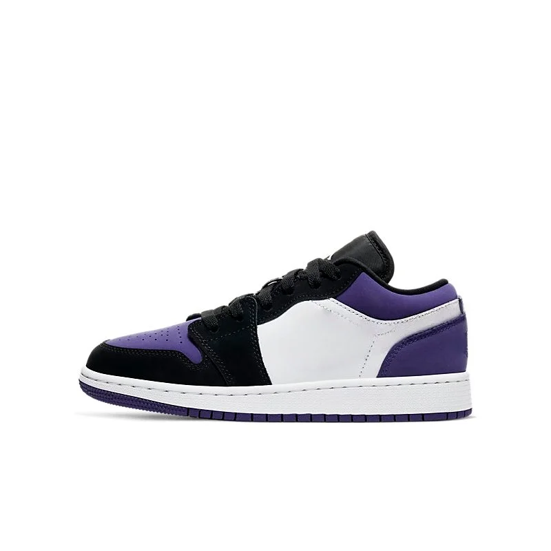 

Retro Low Top Full Leather Sneakers Men Women Color Block Non Slip Casual Street Walking Sport Shoes