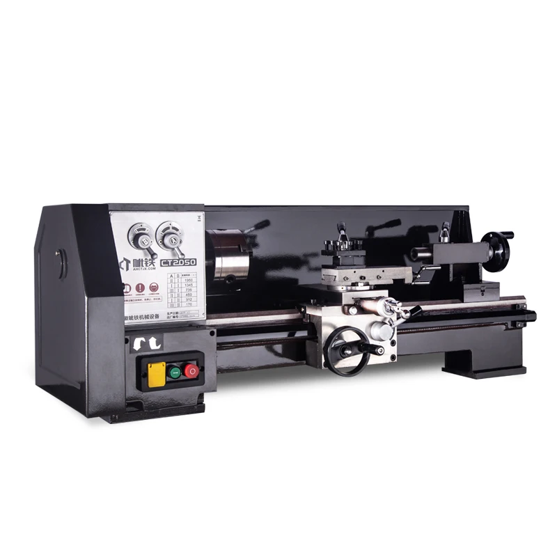 

CE Certified CT2050 Mini Manual Engine Metal Lathe 220V Automatic Horizontal New Condition For Home Use Factory Price