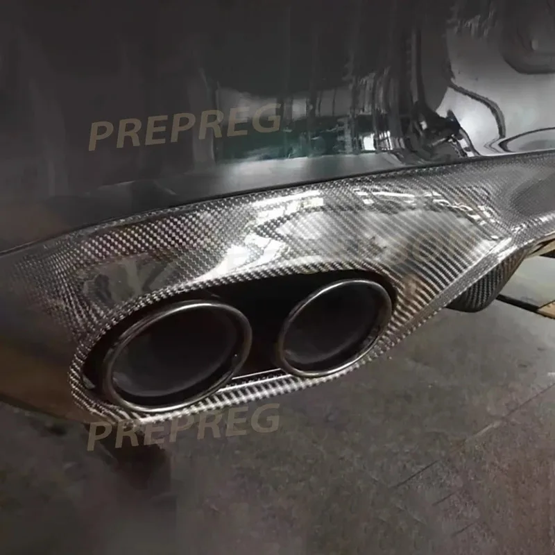 

Carbon Fiber For E Class C238 Coupe Sport E53 2017-2022 Modified Tailpipe Rear Bumper Kit Exhaust Pipe Accessories