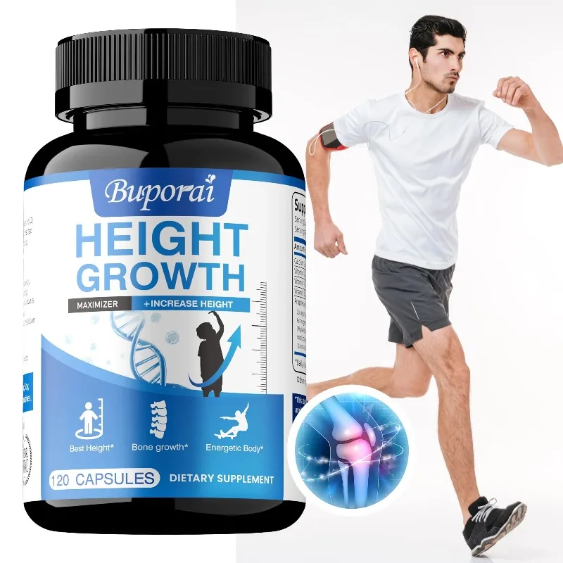 

Добавка для роста по высоте — с витаминами и цинком кальция, помогает естественному росту роста, способствует росту костей, улучшает силу кости.