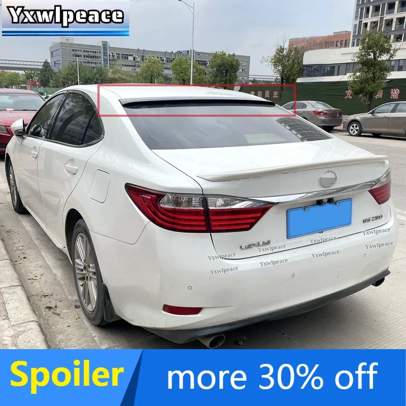 

For Lexus ES250 ES300 ES350 Spoiler 2013 2014 2015 2016 2017 ABS Material Primer Color Rear Window Roof Spoiler Car Accessories