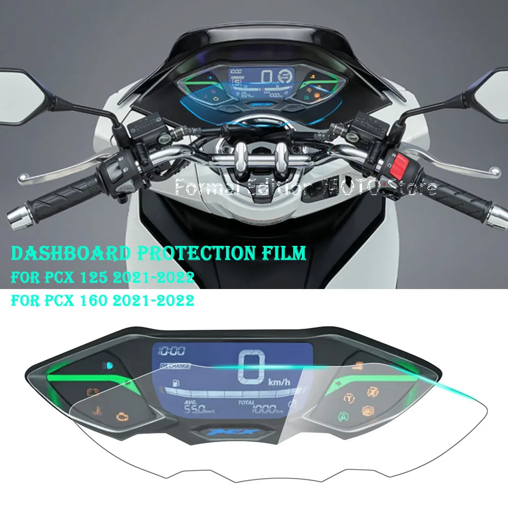 

For Honda PCX 160 2021 2022 Motorcycle cluster scratch protection film screen scratch protection film dashboard