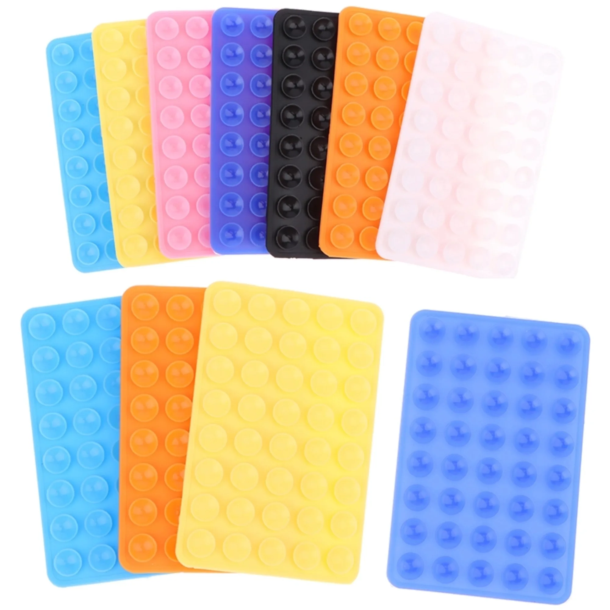 

101*65*5mm Backed Adhesive Sucker Pad For Fixed Pad 40 Double Side Silicone Suction Pad For Mobile Phone Fixture Suction Cup