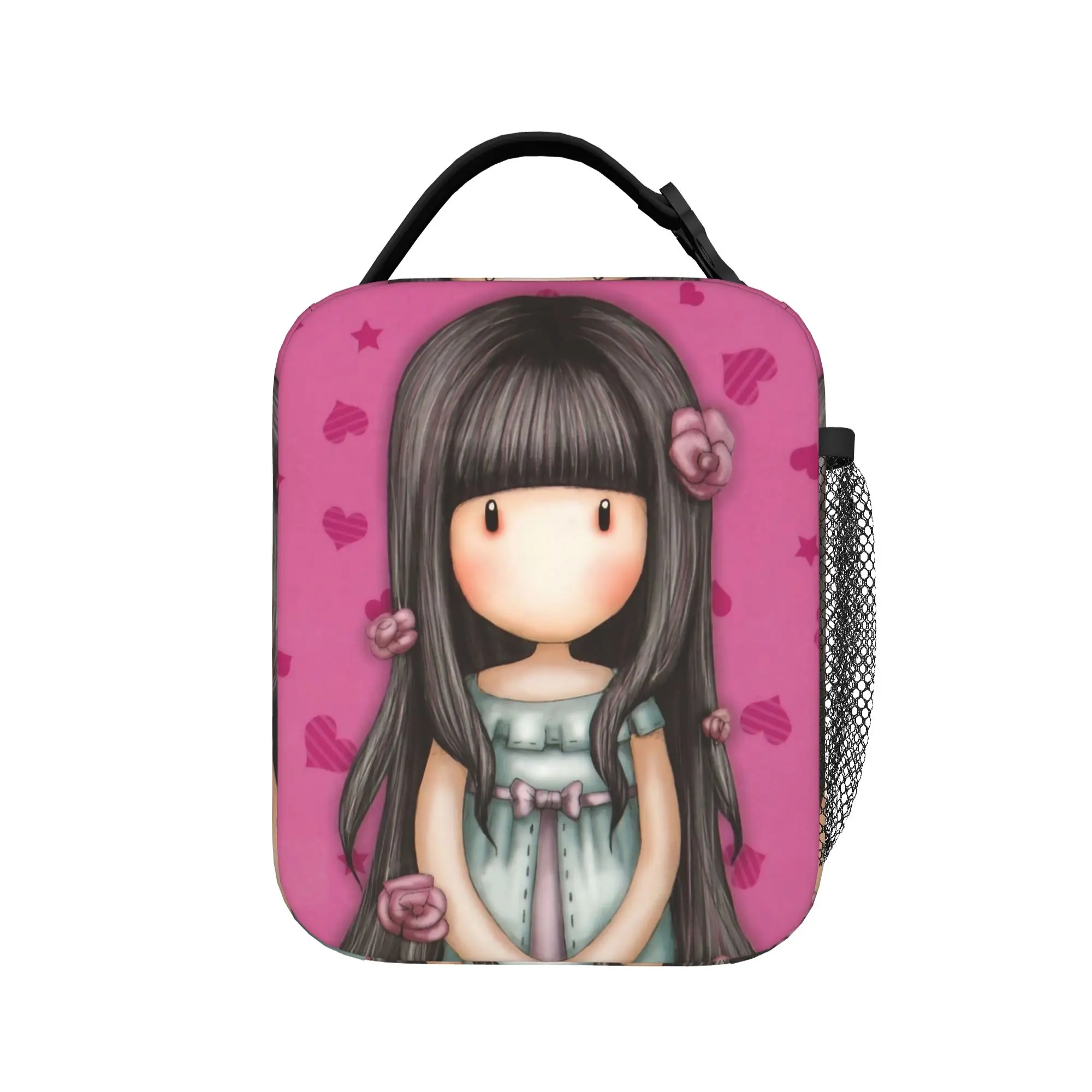 S-Santoro G-Gorjuss Insulated Lunch Bag Portable Star Heart Lunch Container Thermal Bag Lunch Box Tote Food Storage Bags
