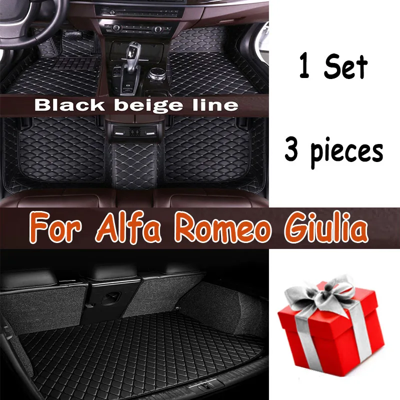 

Carpets For Alfa Romeo Giulia 2021 2020 2019 2018 2017 Car Floor Mats Custom Styling Auto Interior Accessories Foot Pads Cover