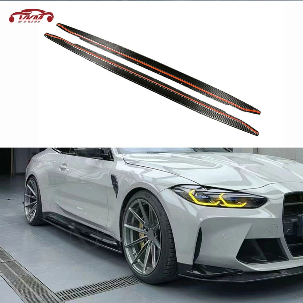 

Dry Carbon Fiber Diffuser Side Skirt Bumper Lip Splitter R Style Auto Tuning for BMW G80 M3 G82 G83 M4 2021-2024