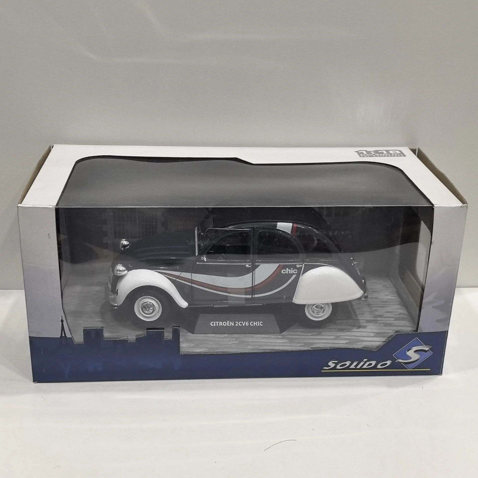 

Масштабная модель автомобиля SOLIDO 1:18 2CV6 CHIC M7M2 из сплава