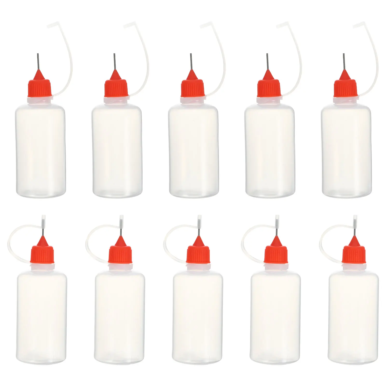 

10 Pcs Glue Water Bottling Squeeze Bottles Dispensing Mini Dispenser Storage Stainless Steel Oil