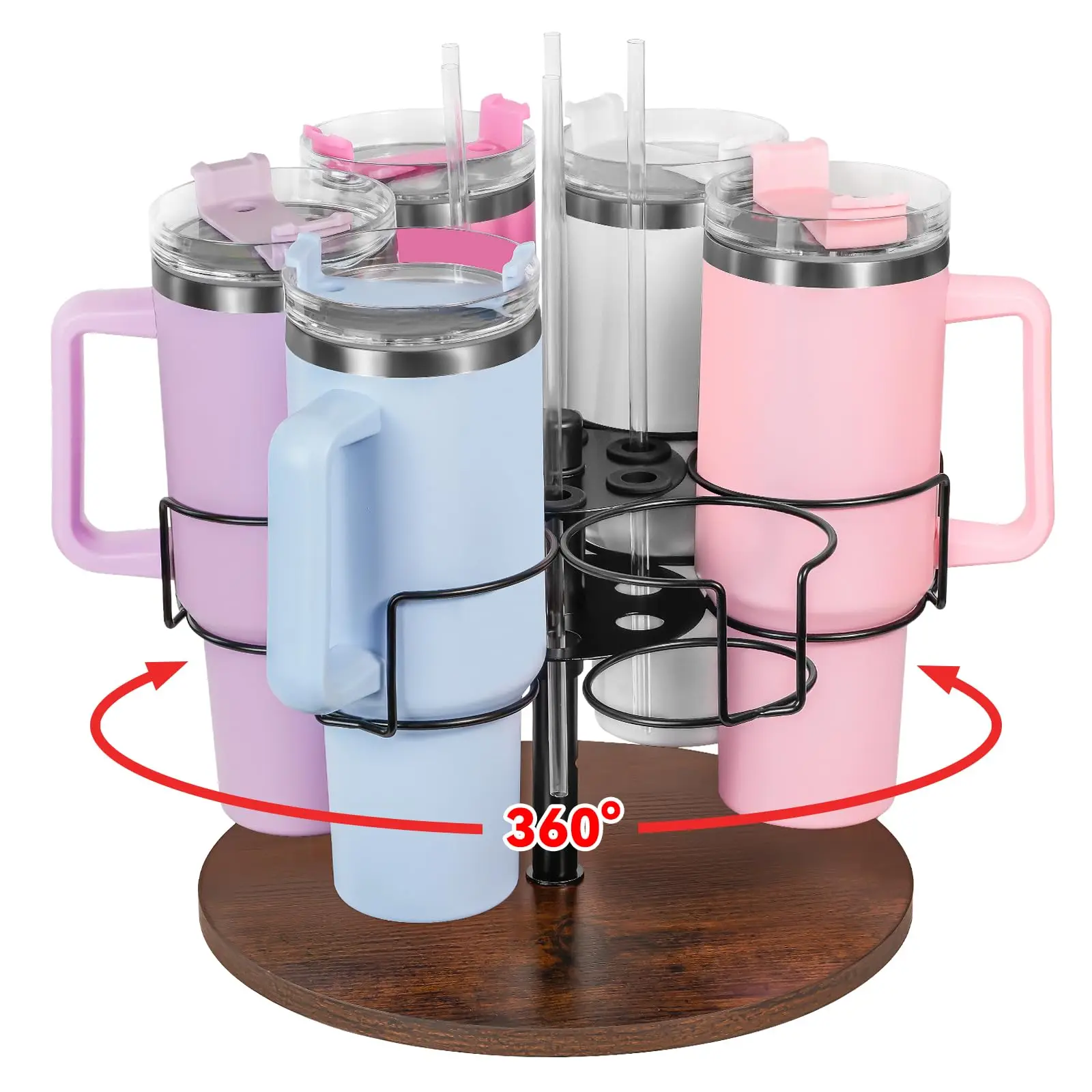 Rotatable Organizer Holder for Stanley Cup 40  oz, Kitchen Organizers and Storage for Stanley Cup Accessories