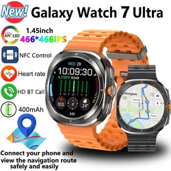 Смарт-часы для Samsung Galaxy Watch 7 Ultra GPS, мужские 466*466 HD AMOLED, полный сенсорный экран, Bluetooth-вызов, NFC Galaxy 6, умные часы