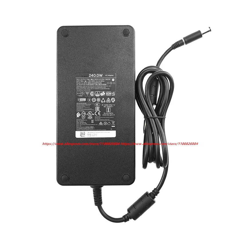 Genuine DA240PM190 19.5V 12.31A 12.3A 240W LA240PM190 0D0X04 AC Adapter Charger For DELL ALIENWARE PRECISION Laptop Power Supply