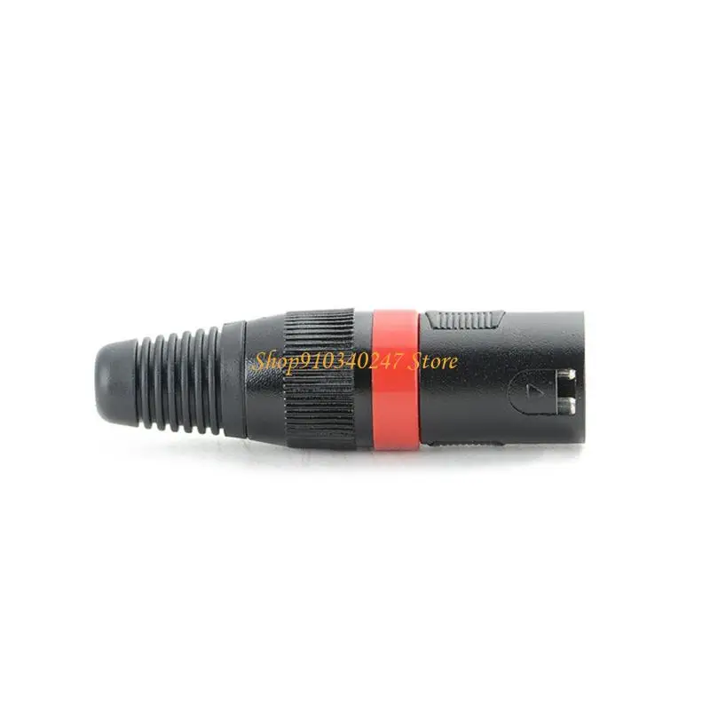 Q22A Professional Sound Cable Connectors 3 Pin 3Pin Microphones Male Plugs Professional Microphones