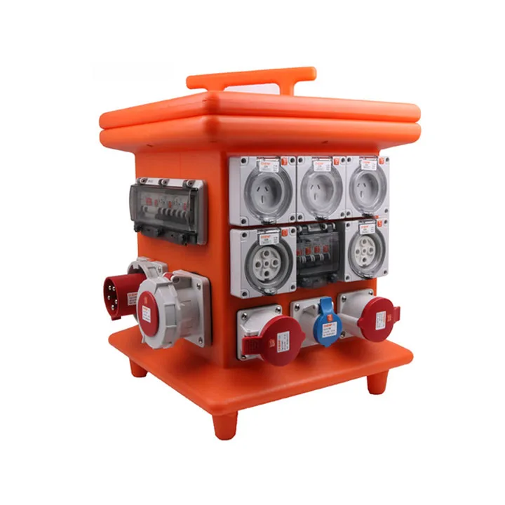 

IP67 PE Outdoor Customized Electrical 3 Phase Industrial Waterproof Power Portable Outdoor Distribution Box