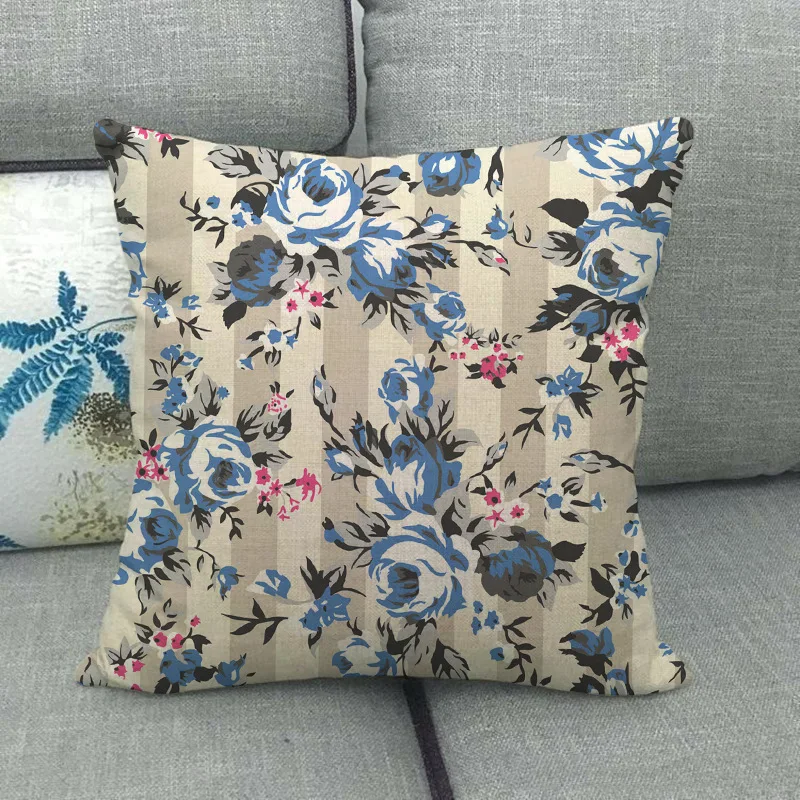 لوحة زيتية جميلة بألوان مائية طباعة رقمية أغطية وسائد قصيرة من القطيفة لغطاء وسادة مكتب أريكة السيارة والسلع المنزلية