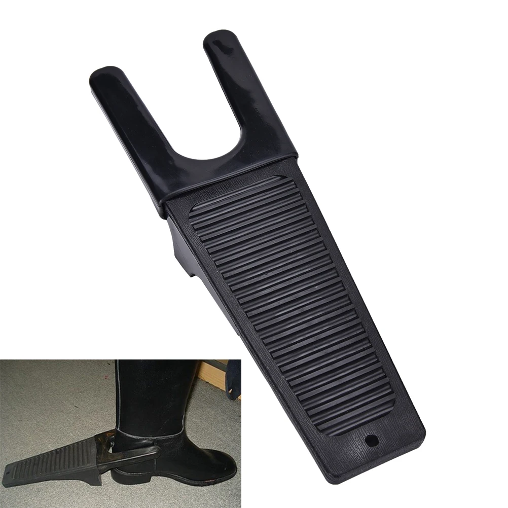 1Pcs Black Heavy Duty Boots Jack Puller Remover Shoe Foot Scraper Cleaner Cover For Riding