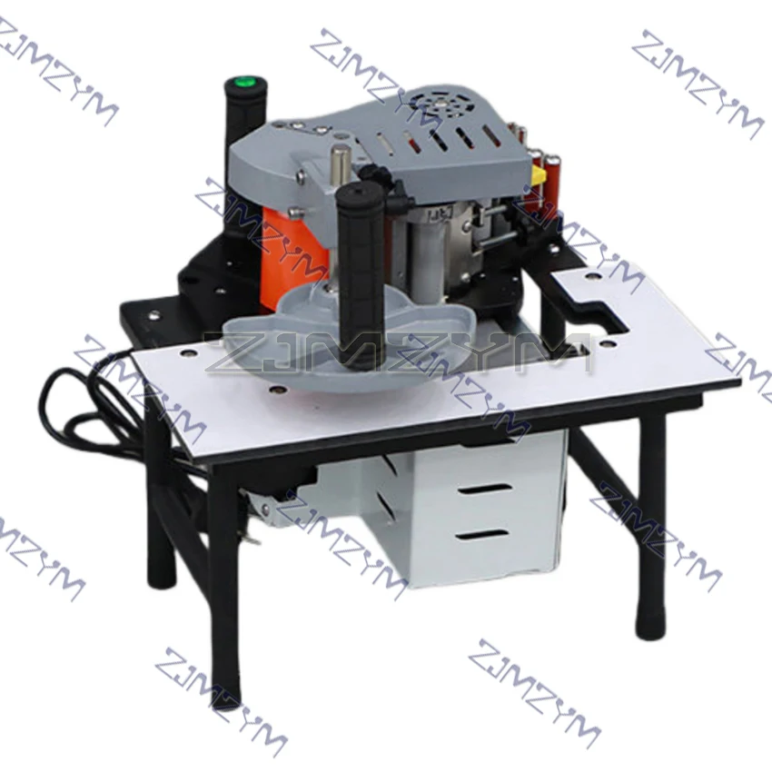 1200W Portable Edge Banding Machine Double-Side Gluing For Woodworking Small Edge Banding Machine with Stand 220V