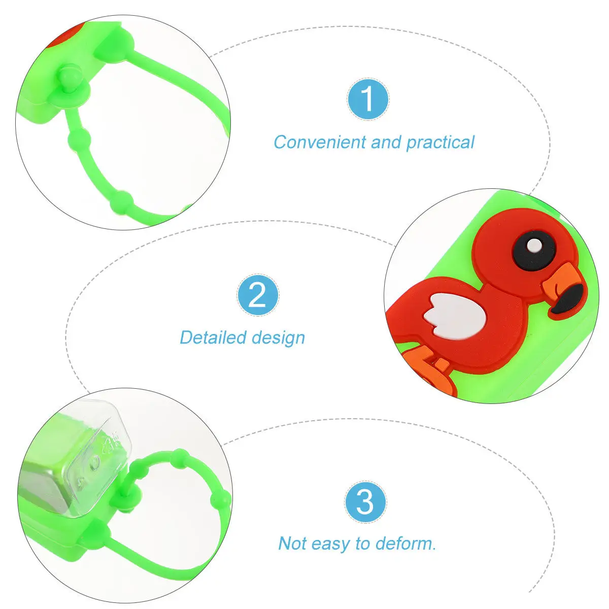 

6 Pcs Portable Bottle Covers Empty Dispense Storage Container Silicone Protective Case