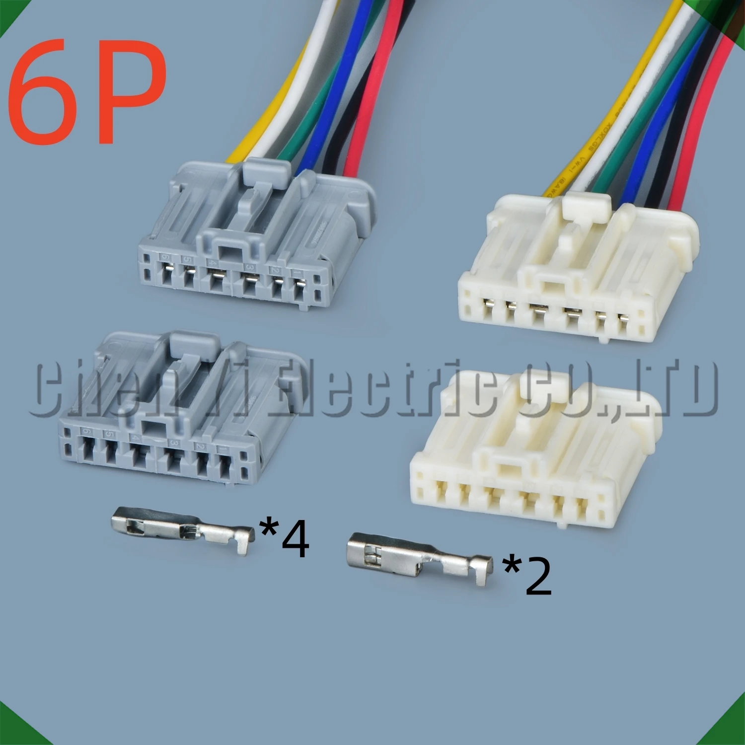6 Pin Automotive Connectors Car Rear Tail Lights Lamp Wire harness Plug 988211068 988211060 98821-1068 98821-1060