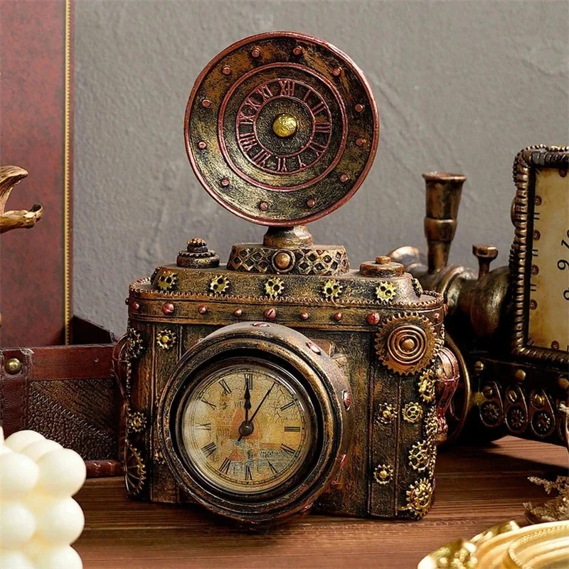 Resin Steampunk Eldritch Mechanical Octopus Figurine Giant Kraken Gothic Home Table Centerpiece For Collectors Halloween Decor