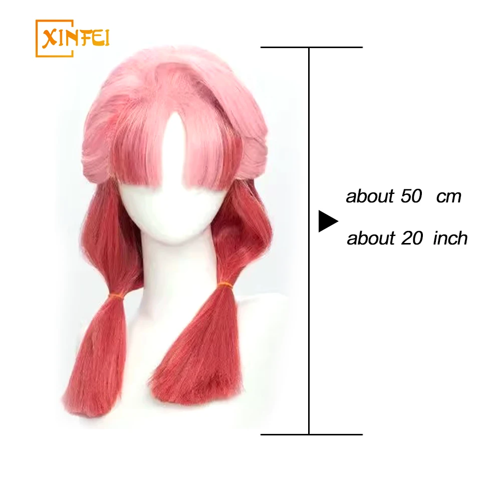 The glory of the king da ji cosplay Pink Highlighting Full Hood Qingqiu Nine-tailed Fox Maoniang Modeling Simulation Hair Cover