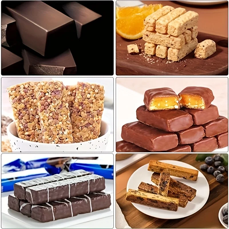 Molde de silicona antiadherente de 30 cavidades para barras de granola, apto para trufas de chocolate, pan, brownies, pan de maíz, tarta de queso, pudín, mantequilla, turrón y cubitos de hielo, 1 unidad