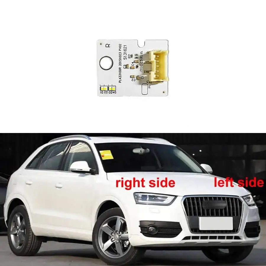 

Для Audi Q3 2016-2018: Модуль светодиодных ДХО (дневных ходовых огней) для низких комплектаций, ремонт/замена фар