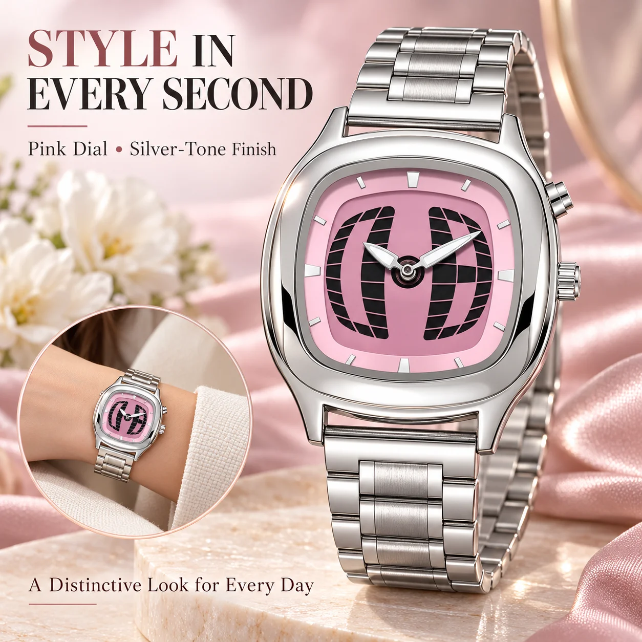 PAAZOMU Luxury Fashion Dual Display Watch Luminous Waterproof Unisex Wristwatch for Men Women Business Casual Style Holiday Gift