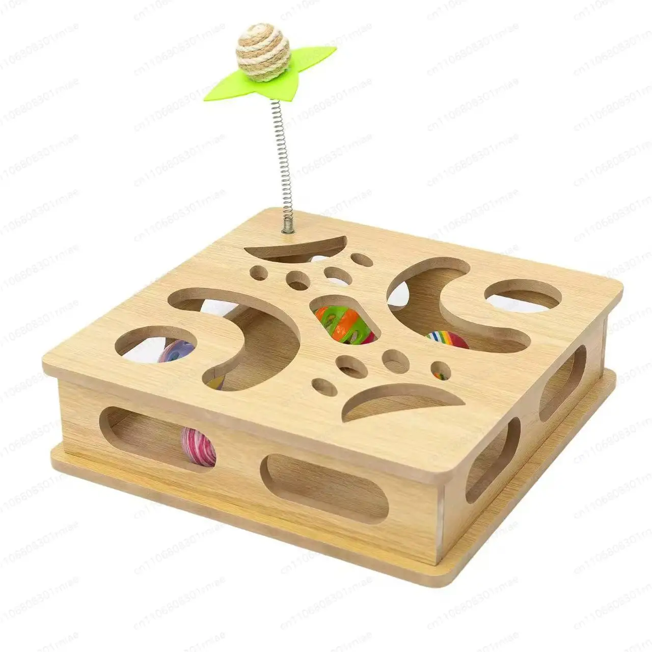 Fun cat toys, pets, intelligent interactive toys, solid wood maze box, cat self-improvement, wooden cat toy wholesale